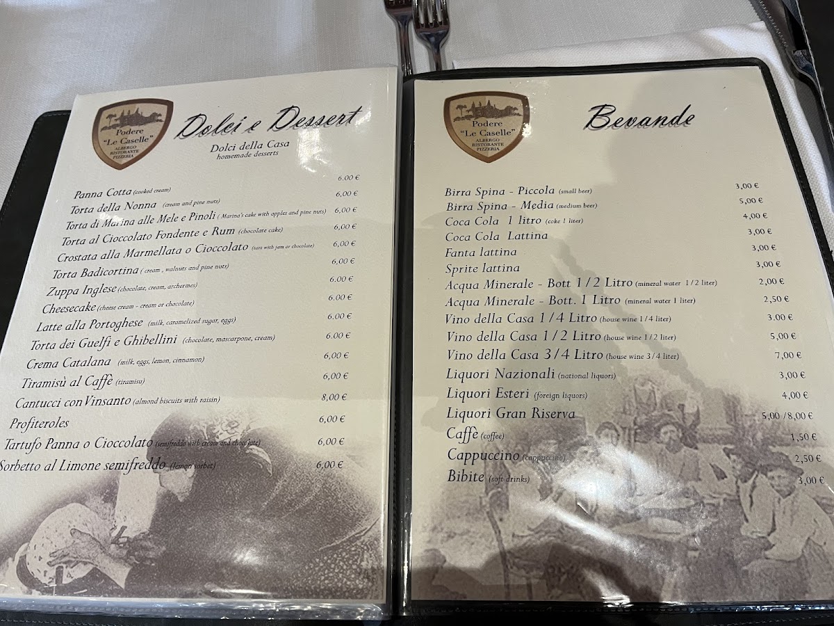 Menu Podere Le Caselle Di Pecchi Carolina & C. S.n.c.-4