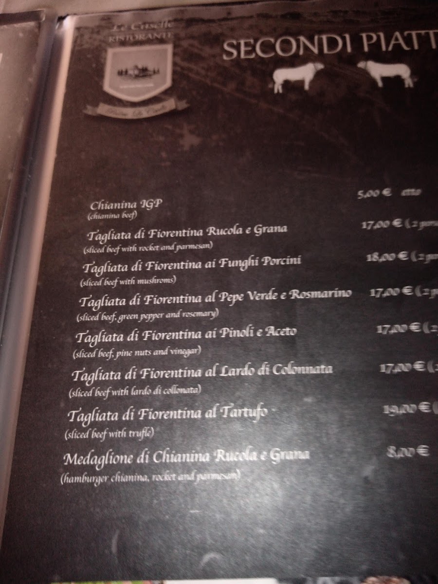 Menu Podere Le Caselle Di Pecchi Carolina & C. S.n.c.-9